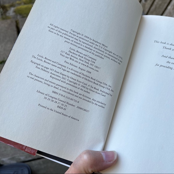 🌷 Breaking Dawn First Edition Hardcover Book By Stephanie Meyer - Picture 5 of 16